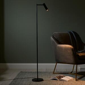 Vogue Adam Steel Adjustable Touch Dimmable Floor Lamp Matt Black