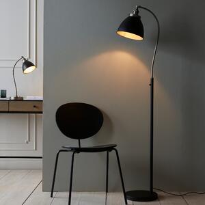 Vogue Elijah Industrial Adjustable Floor Lamp Matt Black