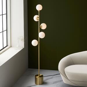 Vogue Willis 5 Light Floor Lamp Gold