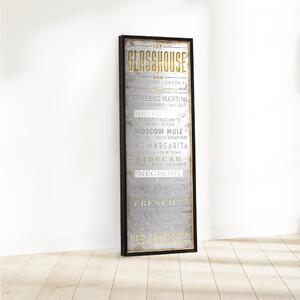 Glasshouse Framed Mirror Print Gold