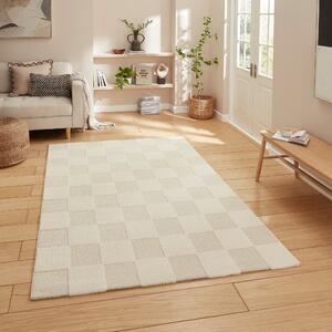 Elio 69924 Multi Textured Pile Rug Cream