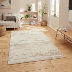 Elio 62841 Multi Textured Pile Rug Cream