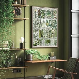 Cedar & Sage The Botanist Framed Canvas Green