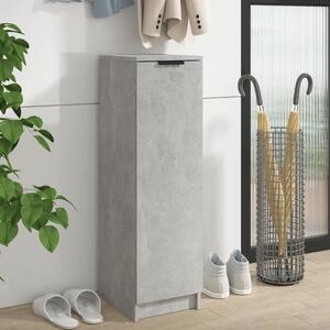 Shoe Cabinet Concrete Grey 30x35x100 cm Engineered Wood