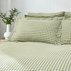 Portloe Oxford Pillowcase Green
