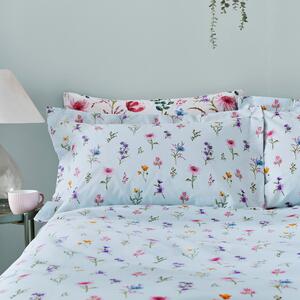Foxley Ditsy Oxford Pillowcase Pink
