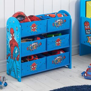 Spiderman Storage Unit Blue