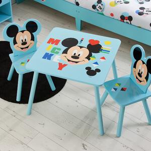 Mickey Mouse Table And 2 Chairs Blue
