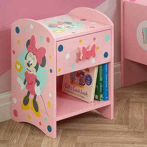 Minnie Mouse Bedside Table Pink