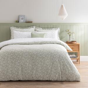 Bexley Floral Sage Duvet Cover and Pillowcase Set Sage (Green)