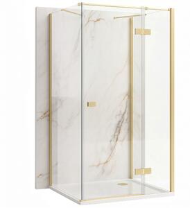 Shower enclosure Rea Atlas 120x90 Brush Gold