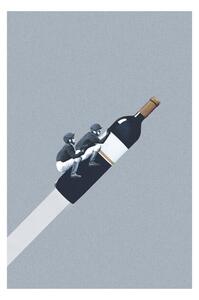Art Print Maarten Léon - We ride until dawn, (40 x 60 cm)