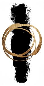 Art Print Kubistika - Circle and line, (40 x 60 cm)