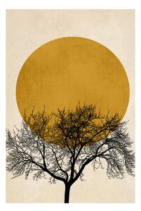 Art Print Kubistika - Winter morning, (40 x 60 cm)