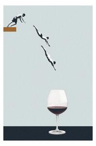 Art Print Maarten Léon - Your friends in a glass, (40 x 60 cm)