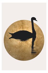Art Print Kubistika - The swan, (40 x 60 cm)