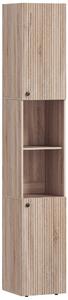 HOMCOM 6-Tier Tall Bathroom Cabinet - Natural
