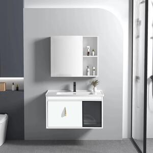 Bathroom furniture set with washbasin Paris 60cm White