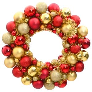 Christmas Wreath Red and Gold 45 cm Polystyrene