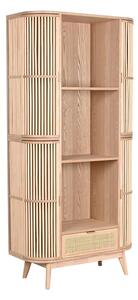 Shelves Home ESPRIT Natural Rattan Fir 88 x 36 x 180 cm