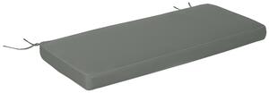 Outsunny 2-Seater Garden Bench Cushion, Loveseat Pad for Patio Swing Furniture, Indoor & Outdoor Use, Grey