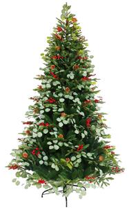 Christmas Tree Home ESPRIT Red Green PVC Metal 129 x 129 x 210 cm