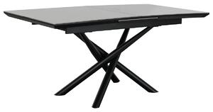 Dining Table Home ESPRIT Black Grey Metal Ceramic 160 x 90 x 76 cm