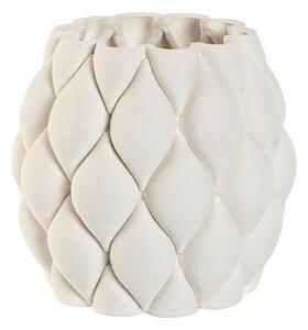 Vase Home ESPRIT White Ceramic Stoneware Modern 15 x 15 x 15 cm