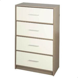 Chest of drawers Max Home White Grey Modern 58 x 91 x 30 cm