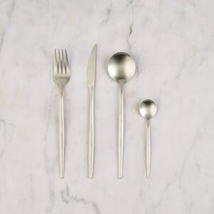 Hexham 16 Piece Brushed Silver Cutlery Set