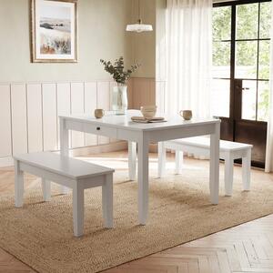 Lynton 4 Seater Dining Table and Bench Set