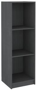 Book Cabinet/Room Divider Grey 36x33x110 cm Solid Pinewood