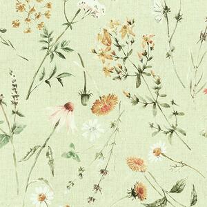 ANTE DECOR Chloe Digital Print Fabric Soft Green