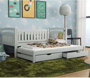 Gilroy Wooden Day Bed Without Mattress And Trundle In White