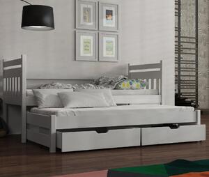 Donna Wooden Day Bed Without Mattress And Trundle In White