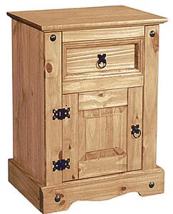 Cortan 1 Door, 1 Drawer Bedside Cabinet