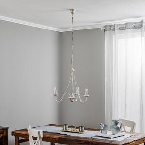 Malbo chandelier, 3-bulb in white