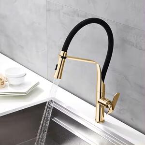 Kitchen faucet Castor gold