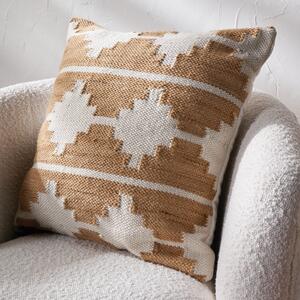 Set of 3 Morrocan Square Scatter Cushions Taupe