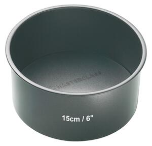MasterClass Non Stick Loose Base Deep Cake Pan Round 16cm Grey