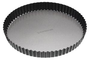 MasterClass Non Stick Fluted Loose Base Quiche Tin Round 28cm Grey