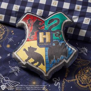 Harry Potter Crest Cushion Blue