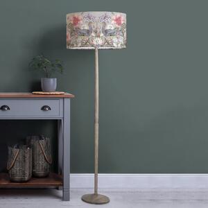 Solensis Floor Lamp with Acanthis Shade Bronze