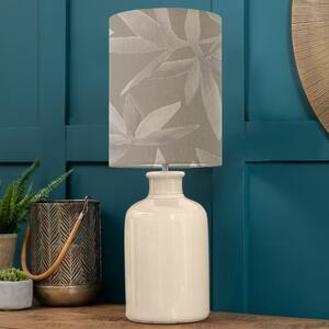 Elspeth Table Lamp with Silverwood Shade Silverwood Light Grey