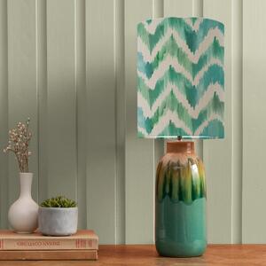 Arauca Table Lamp with Savh Shade Savh Turquoise Blue