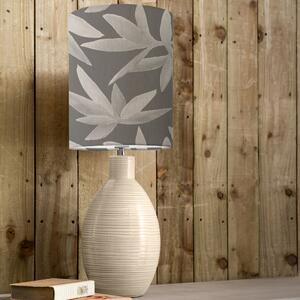 Epona Table Lamp with Silverwood Shade Silverwood Frost Grey
