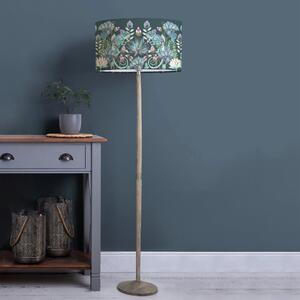 Solensis Floor Lamp with Osawi Shade Osawi Emerald Green