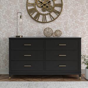Cosmo Westerleigh 6 Drawer Chest Black