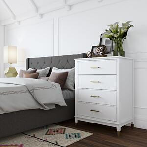 Cosmo Westerleigh 4 Drawer Chest White