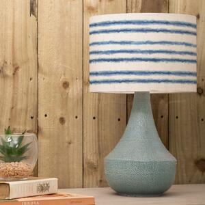 Agri Table Lamp with Merella Shade Cobalt Blue